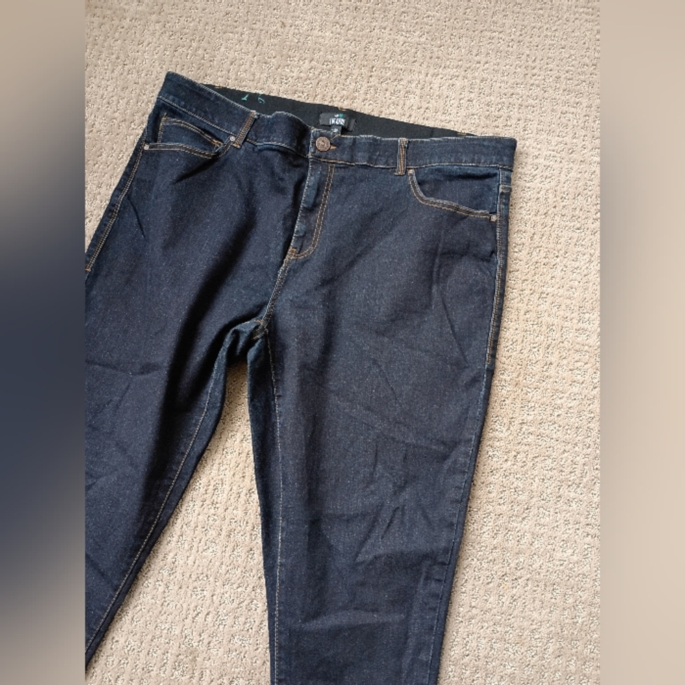 Lularoe Dark Blue Denim Jeans - Picture 3 of 8